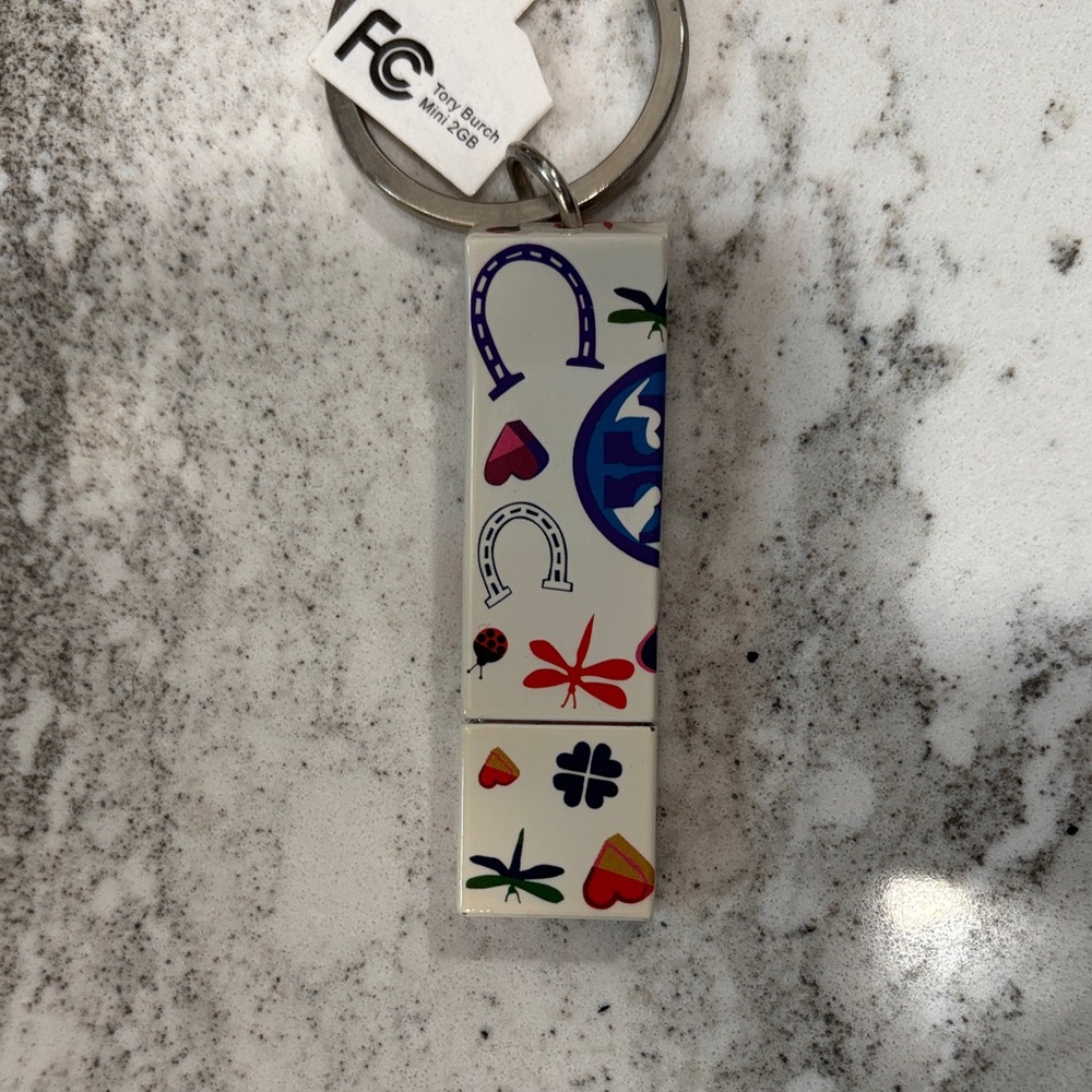 Tory Burch mini 2GB keychain. Brand new with tag.